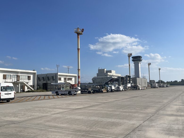 みやこ下地島空港に降り立った